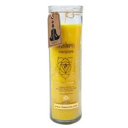 ARÔME Svíce čakra, vůně květin, 320 g, Sebevědomí