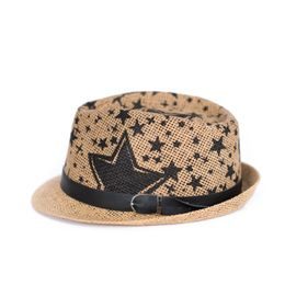 Trilby klobouk s hvězdami hnědý 54cm