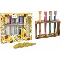 Dárková sada vonných tyčinek ve skleněných tubách Secret garden