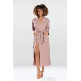 Bavlněný dámský župan Melissa pudrový
