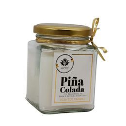 ARÔME Svíčka 170 g, v barevném skle s víčkem, Pina Colada