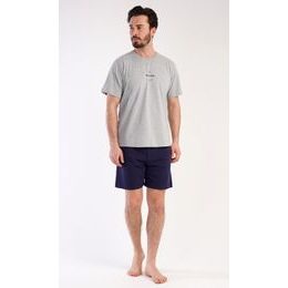 Pánské pyžamo šortky Andreas - šedá