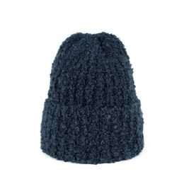 Dámská čepice melanž modrá