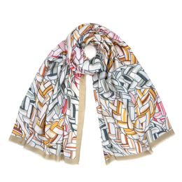 Šál Neville - světlebéžová