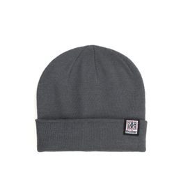 Čepice beanie dvojitá šedá
