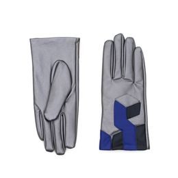 Moderní rukavice Electro modré - stříbrné