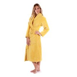 Dámský dlouhý savý župan se šálovým límcem TAMPA kari