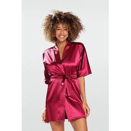 Saténový župan 90 bordo