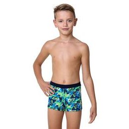Chlapecké plavky Maty graffiti modro-zelené