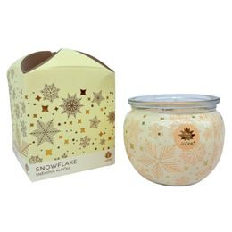 ARÔME Svíčka 90 g ve skle a flower boxu, Snowflake