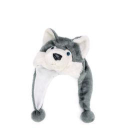 Ušanka pejsek šedá