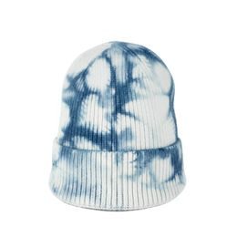 Zimní čepice pro děti modro-bílá