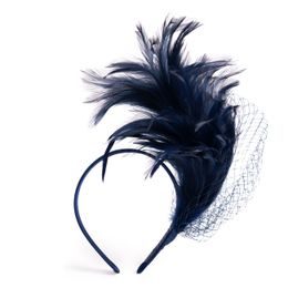 Fascinátor Lethe - tmavomodrý