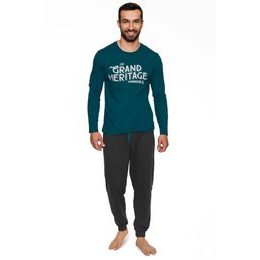 Pánské pyžamo 40021 Brand turquise