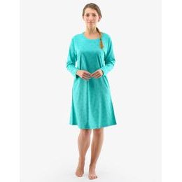 Košilka noční dámská dlouhý rukáv 19133P - peprmint šalvěj