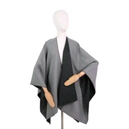 Pončo Eris - tmavošedá