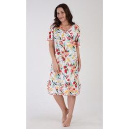 Dámská noční košile s krátkým rukávem Alex - lososová