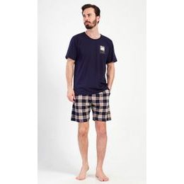 Pánské pyžamo šortky Marko - tmavě modrá