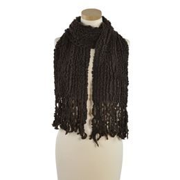 Šál Suzy - tmavohnědý