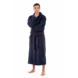 Unisex župan se šálovým límcem Athena tmavě modrá