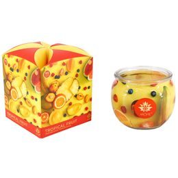 ARÔME Svíčka 90 g, ve skle a flower boxu, Tropical Fruit