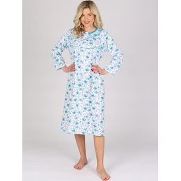 Dámská noční košile KASANDRA modrá kytka