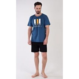 Pánské pyžamo šortky Oliver - petrolejová