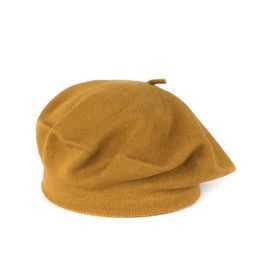 Módní baret světle hnědý