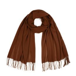 Šál Samadi - světlehnědá