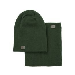 Sada čepice, nákrčník - khaki