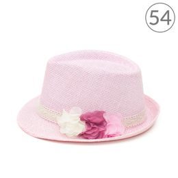 Trilby klobouk holčičí s květinami