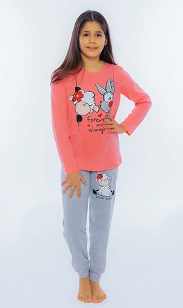 Dětské pyžamo dlouhé Vlk a ovečka - lososová | Vienetta Kids | dívčí pyžama  dlouhá | dívčí pyžama, Dětská pyžama, Dětské | Perfektní Prádlo.cz |  Pohodlné noční prádlo, župany a spodní prádlo pro Váš perfektní den!