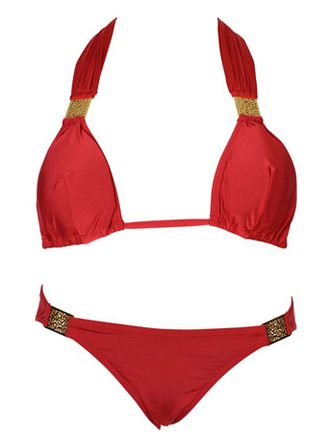 Luxusní dvoudílné plavky CHARADE Sunset Glamour Triangle Tai červené |  Dvoudílné plavky | Dámske plavky, Plavky, Oblečenie | Perfektne-Pradlo.sk |  ...pro Váš perfektní pocit každý den