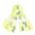 Dámský romantický šál s květinovými motivy žlutý