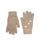 Rukavice Eliana - tmavobéžové