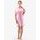 Dámské maxitriko noční košile krátký rukáv 19138P - fruktóza růžová
