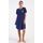 Dámské domácí šaty s krátkým rukávem Janette - tmavě modrá