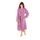 Dětský dlouhý savý župan s kapucí TAMPA růžová