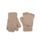 Krátké teplé palčáky tmavobéžové