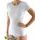 GINA dámské tričko s krátkým rukávem, bezešvé, Eco Bamboo 08027P - bílá