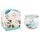 ARÔME Svíčka 90 g, ve skle a flower boxu, Fresh Cotton