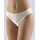 GINA dámské kalhotky klasické s úzkým bokem, úzký bok, šité, s krajkou, jednobarevné Sensuality 10192P - bílá