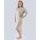 GINA dámské košilka noční dámská dlouhý rukáv, šité, s potiskem Pyžama 2020 19105P - šedohnědá káva