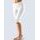 GINA dámské capri, šité, klasické, jednobarevné 95001P - bílá