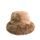 Plyšový klobouk - tmavěbéžový