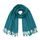 Klasická elegantní šála modrozelená