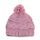 Růžová pletená čepice