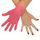 Vlněné rukavičky růžové