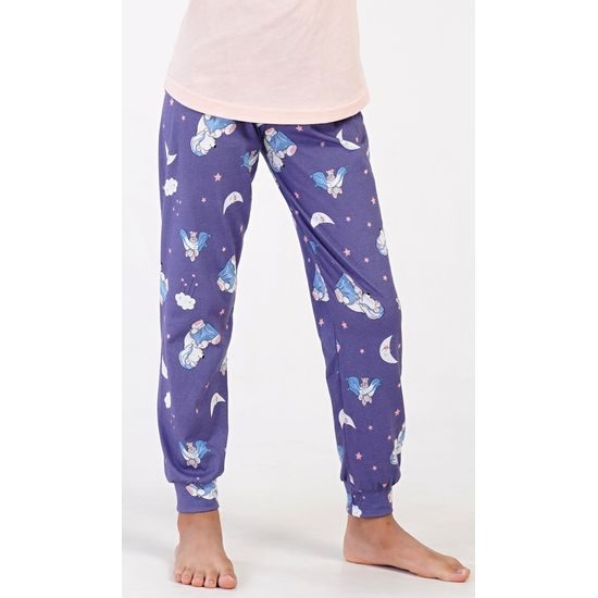 Dětské pyžamo dlouhé Méďa s polštářem - světle lososová