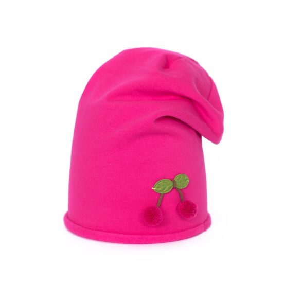 Dívčí beanie čepice růžová